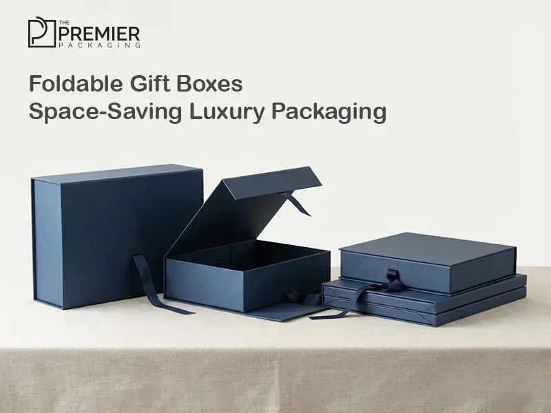 Foldable Gift Boxes Space-Saving Luxury Packaging