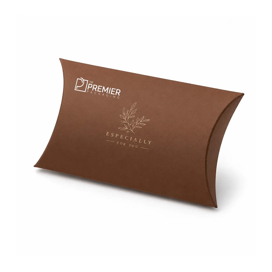 brown paper pillow boxes
