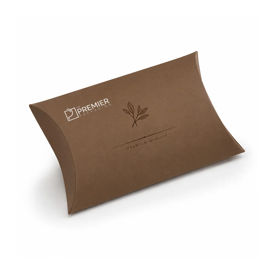 brown pillow boxes