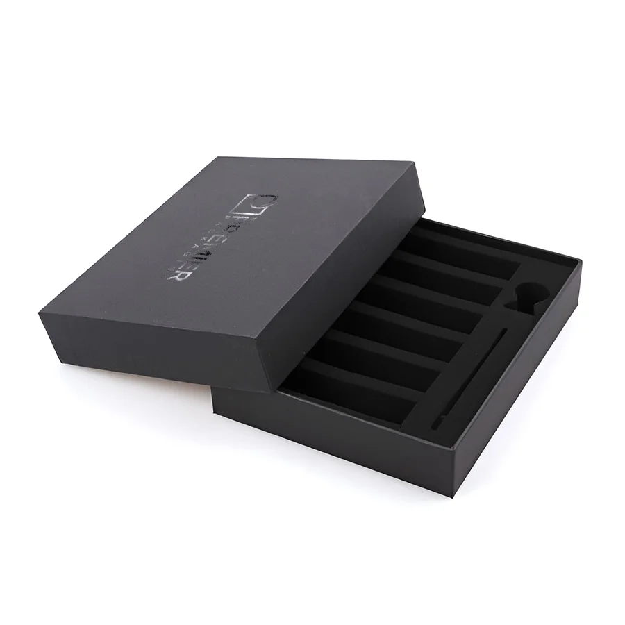 cardboard box with foam insert