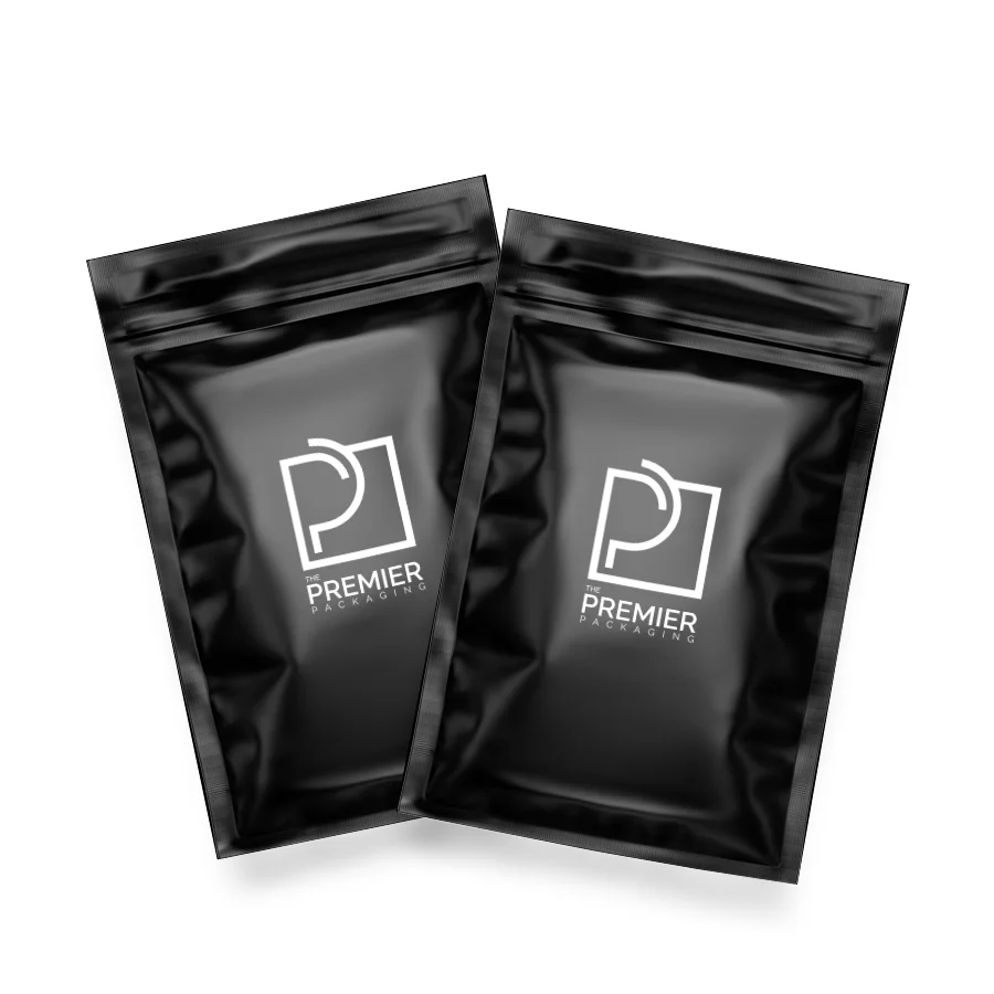 custom black mylar bags