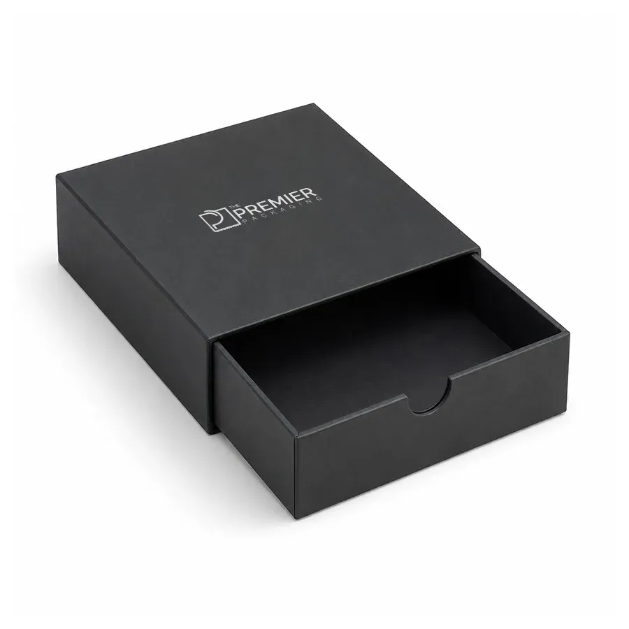 custom printed thumb cut packaging with logo