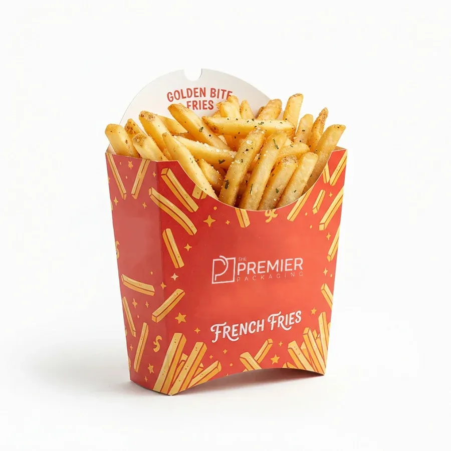 french fries packaging