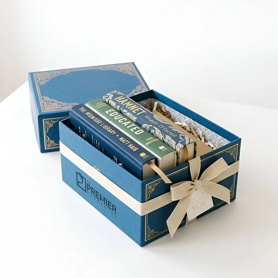 gift box shaped like a book