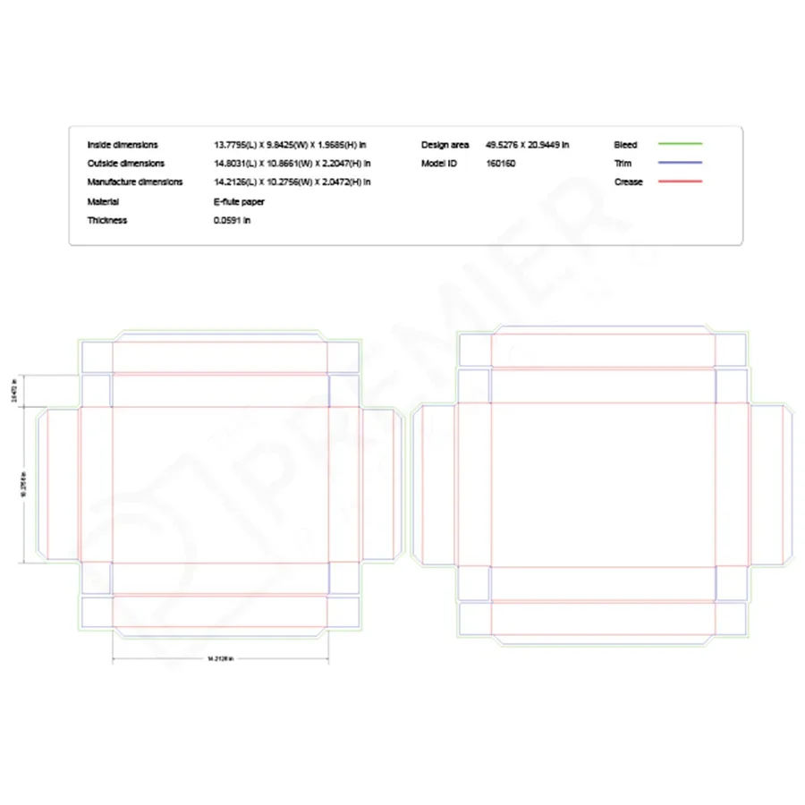 kraft box with clear lid
