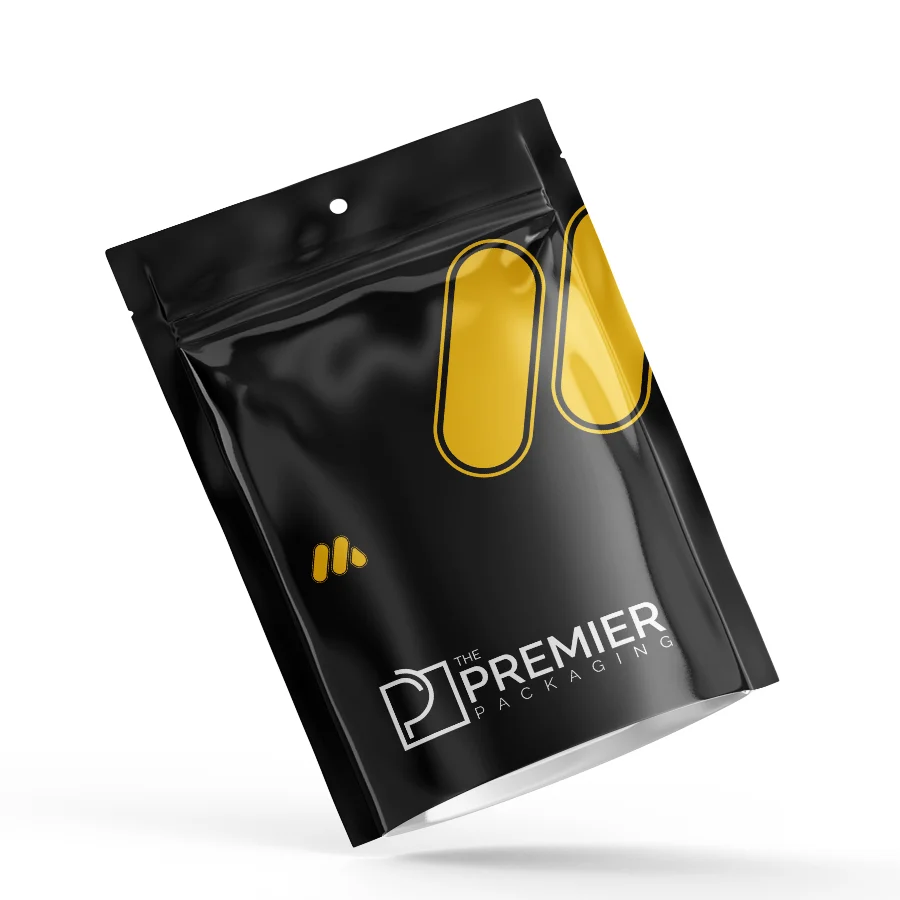 matte black smell proof mylar ziplock bags
