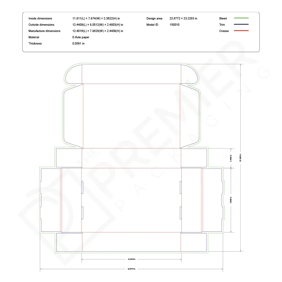 open black mailer box