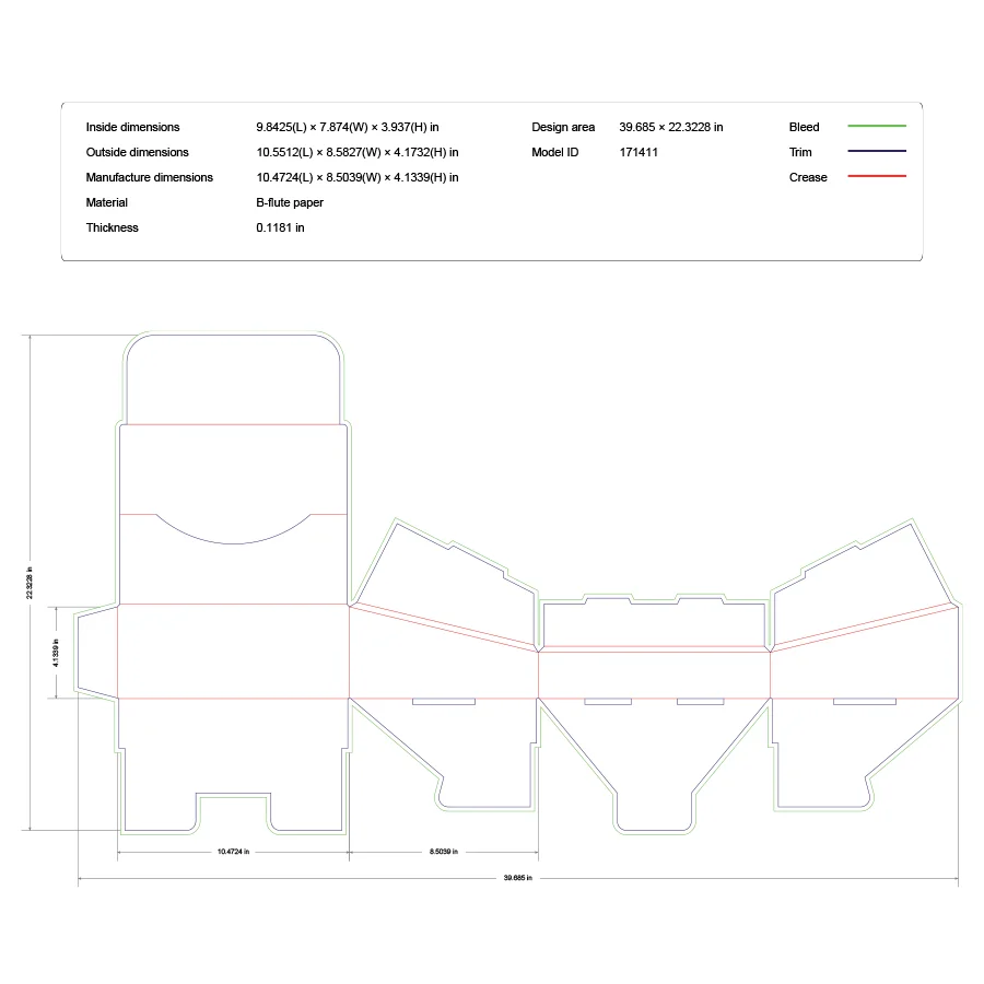 product display box design