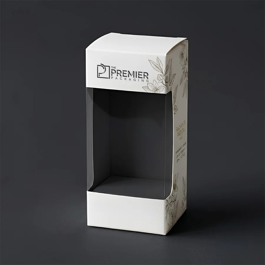 retail boxes with window