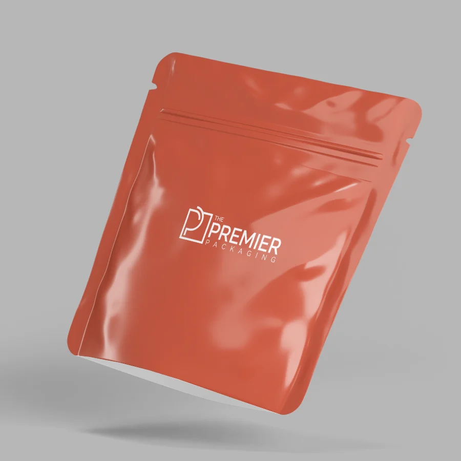 single color printed small mylar ziplock bags