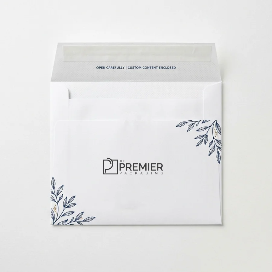 single-left booklet envelopes