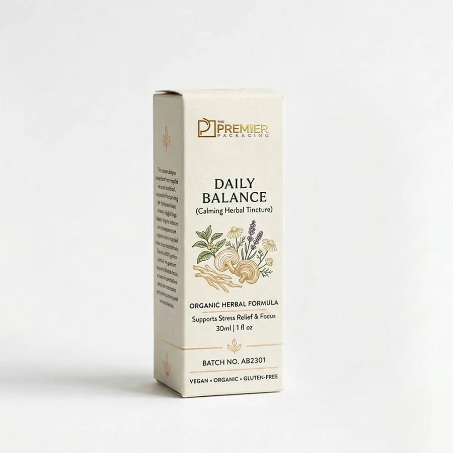 tincture box packaging